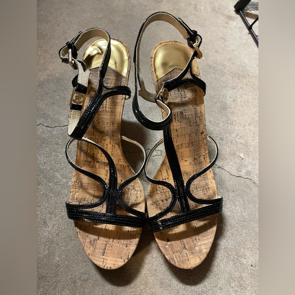 Used Michael Kors Cicely Wedge Sandals